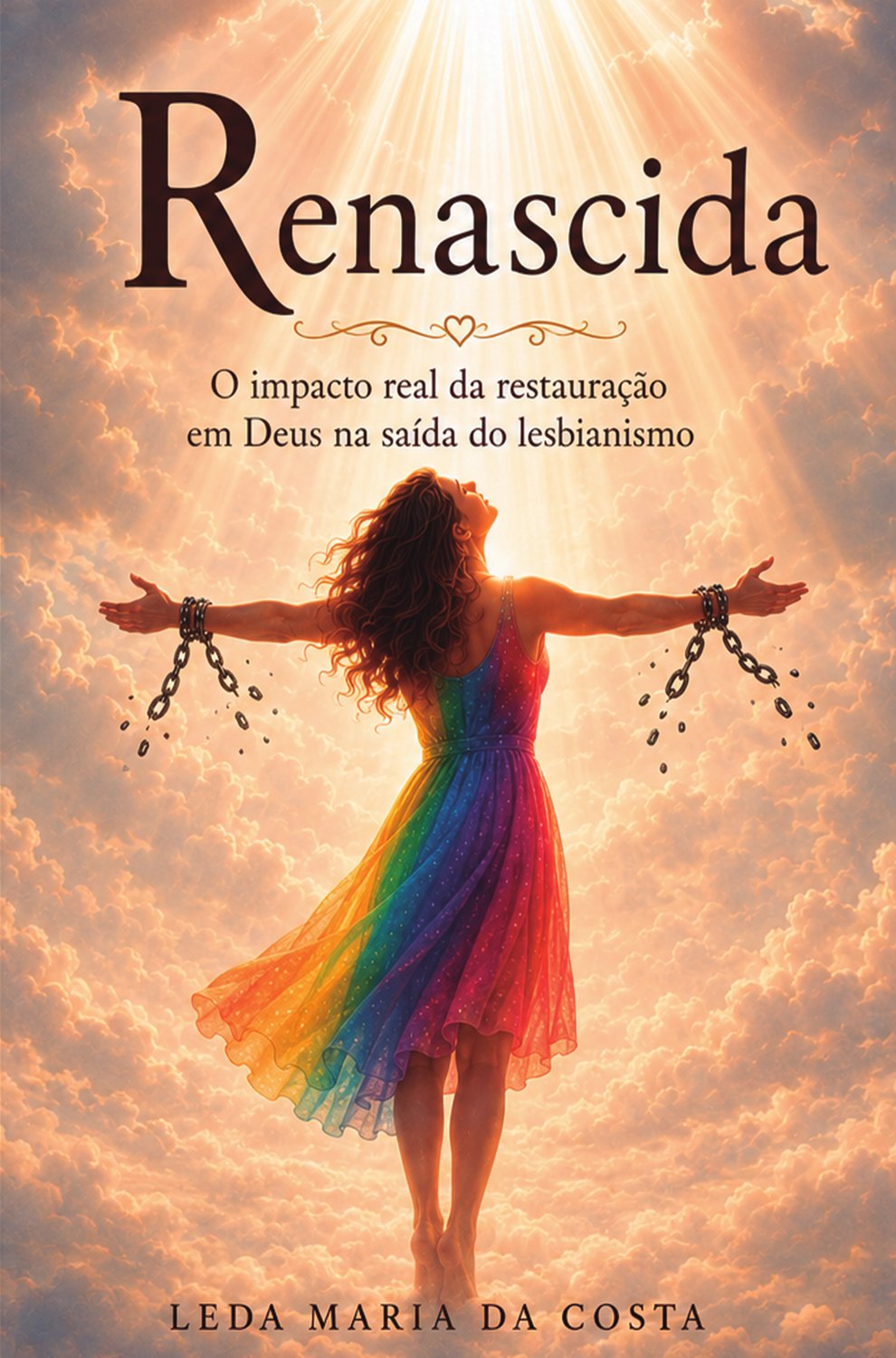 Capa do livro Renascida: O impacto real da restauração em Deus na saída do lesbianismo