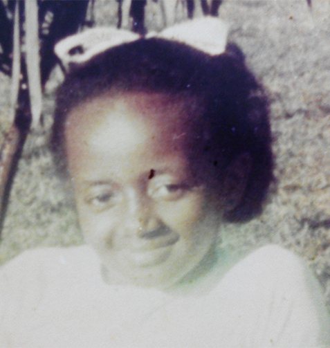 A autora quando criança